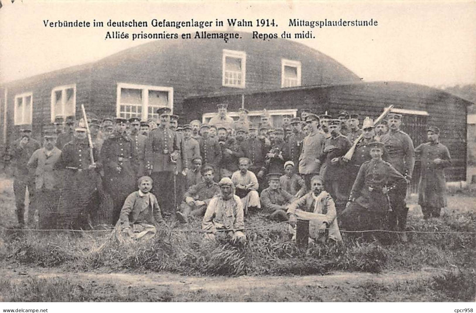 Militaire - N°91289 - Guerre 1914-18 - Alliés Prisonniers En Allemagne - Repos Du Midi - Weltkrieg 1914-18