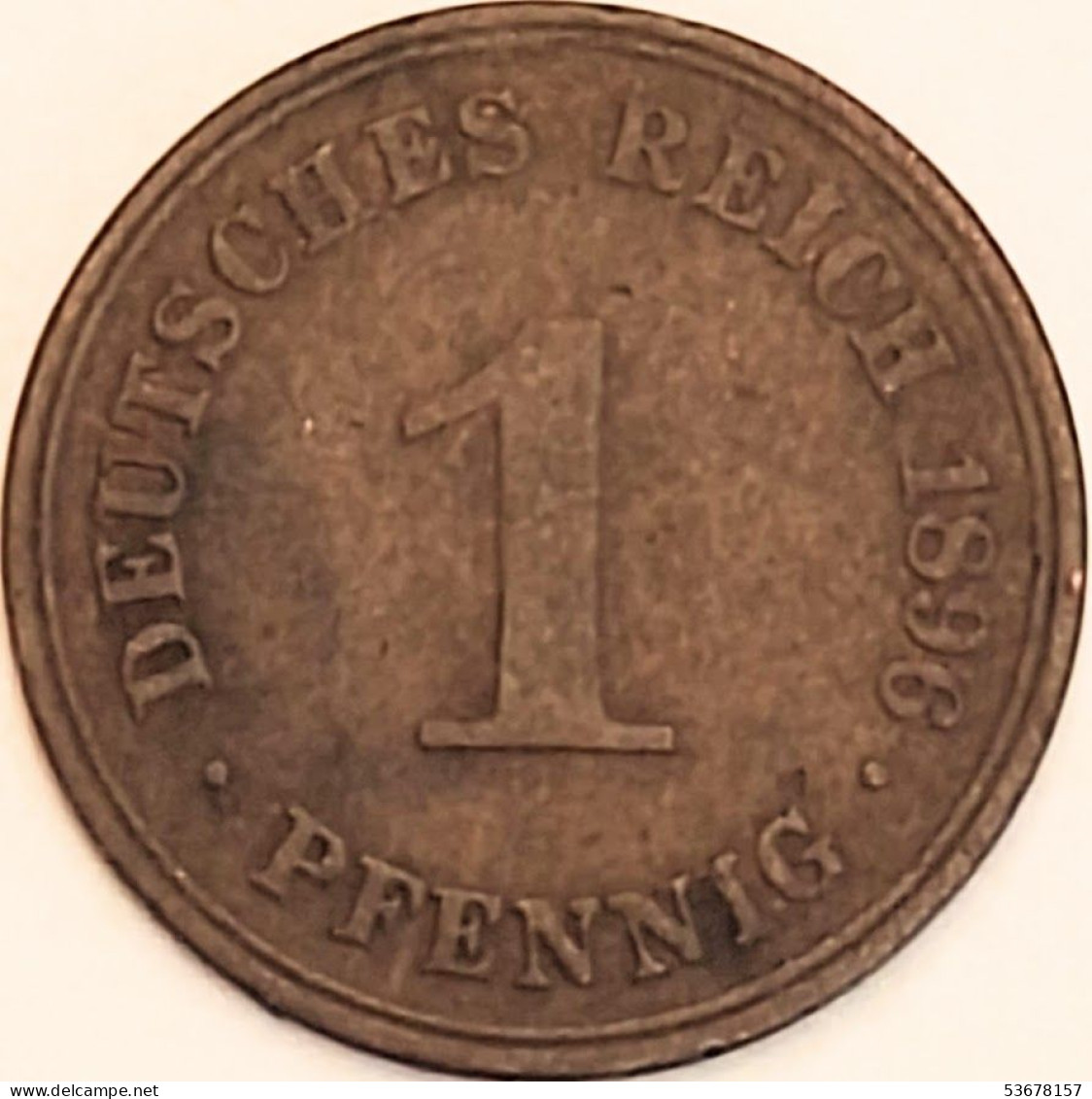 Germany Empire - Pfennig 1896 A, KM# 10 (#4417) - Autres – Europe