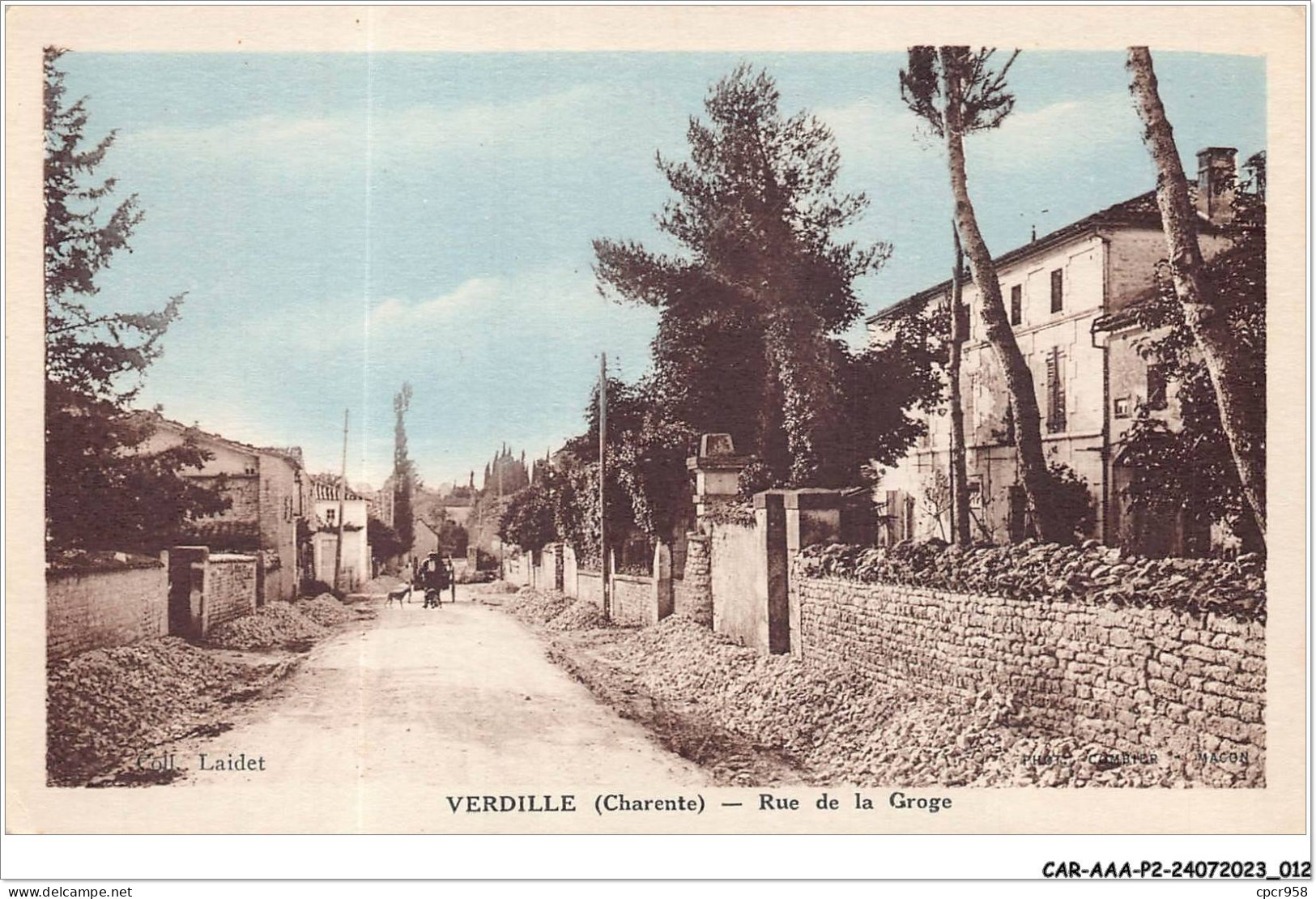 CAR-AAAP2-16-0087 - VERDILLE - Rue De La Groge - Autres & Non Classés