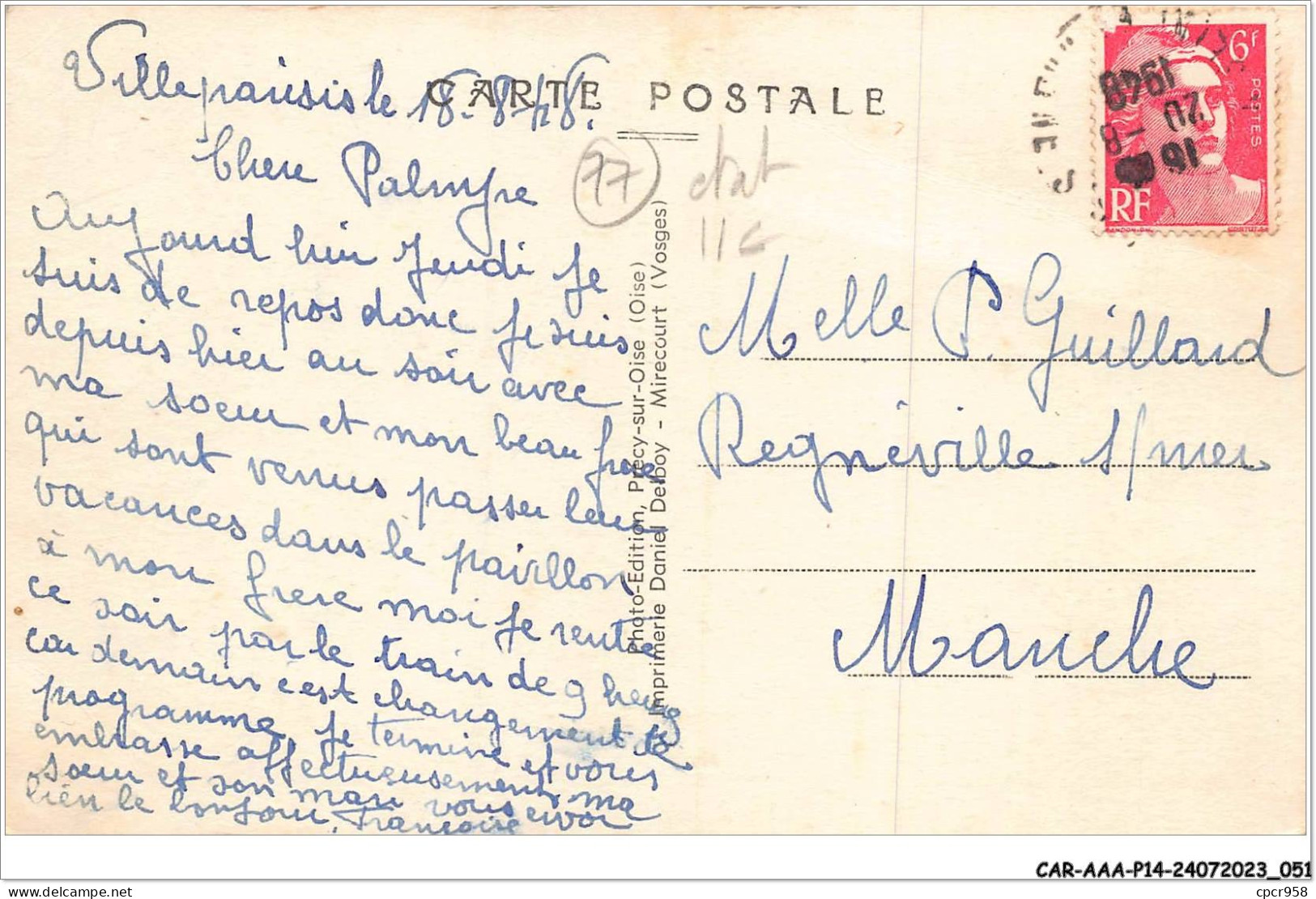 CAR-AAAP14-77-1035 - VILLEPARISIS - Rue De Ruzée - Carte Vendue En L'etat - Villeparisis