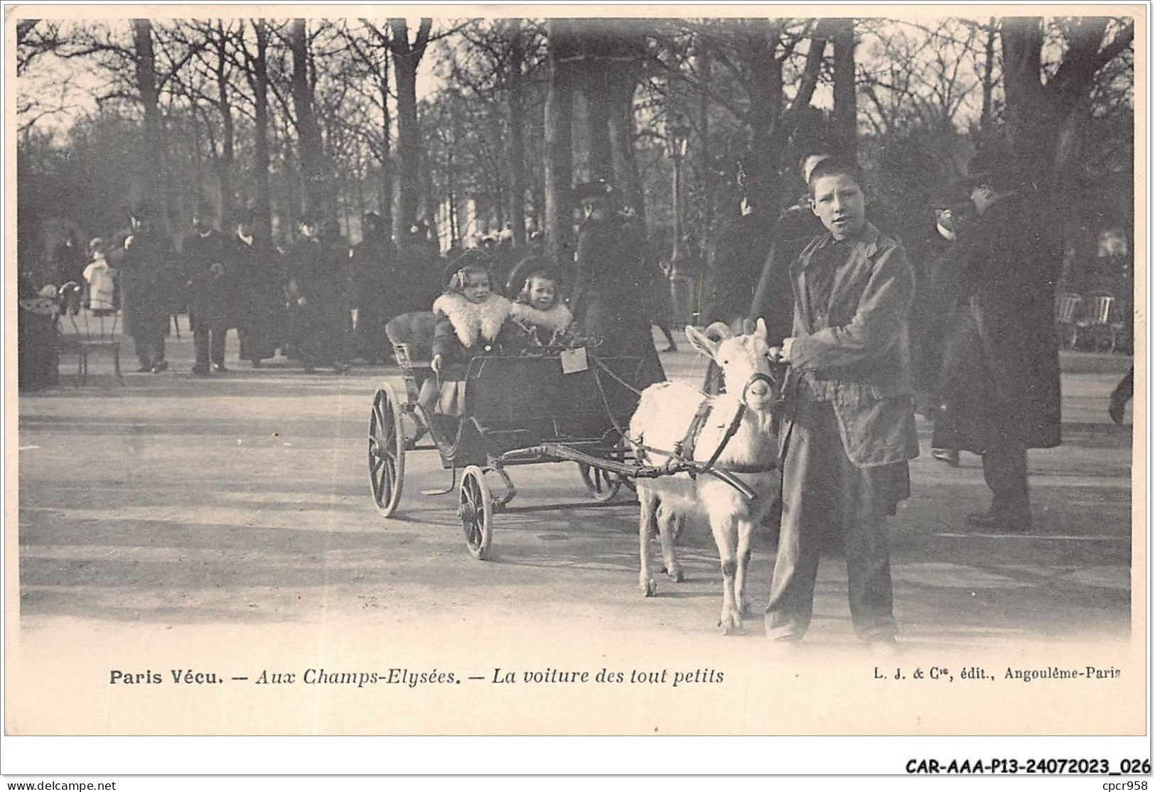 CAR-AAAP13-75-0949 - PARIS Vecu - Aux Champs-Elysées - La Voiture Des Tout Petits - Metier - Artisanry In Paris