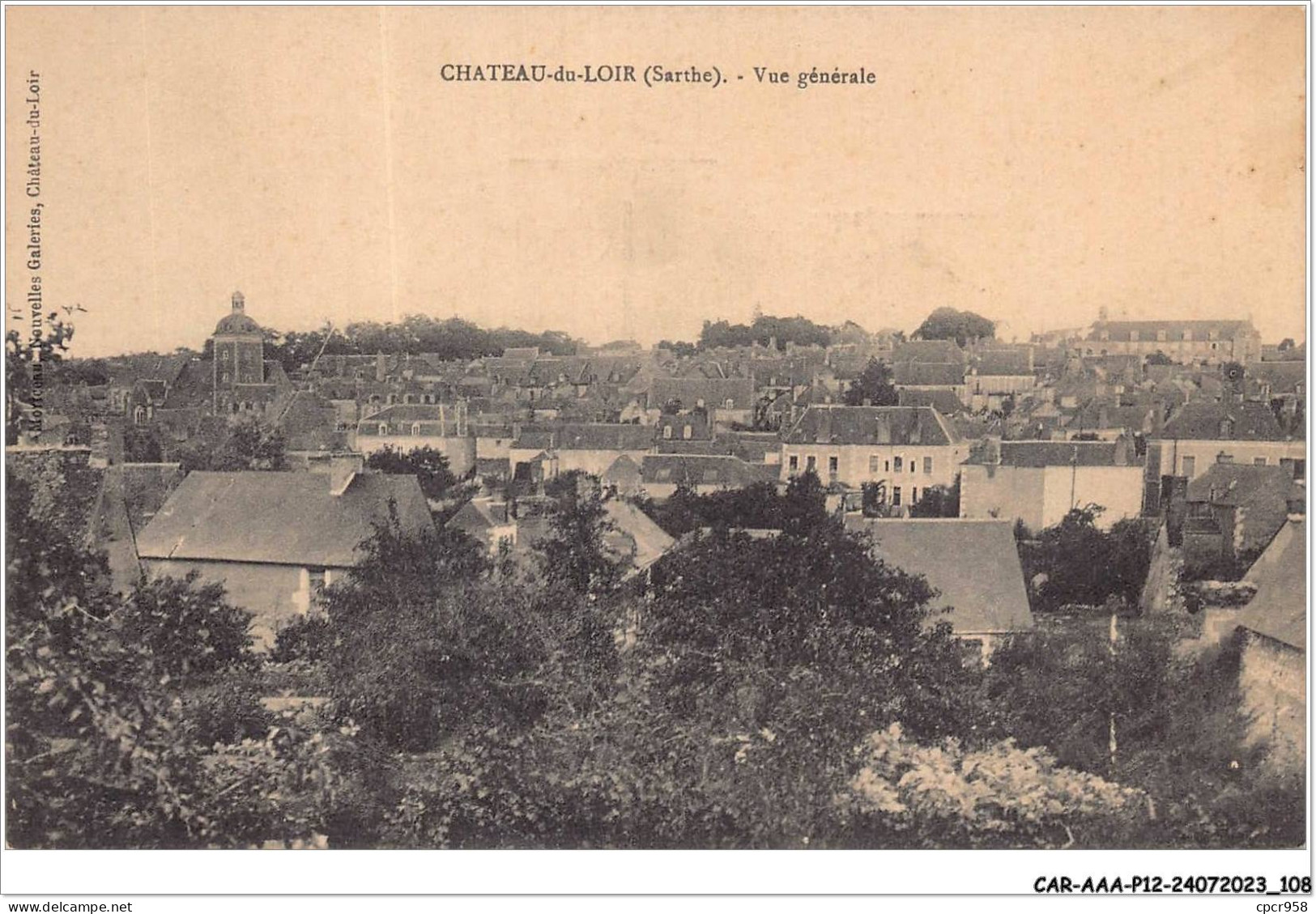 CAR-AAAP12-72-0915 - CHATEAU DE LOIR - Vue Générale - Carte Vendue En L'etat - Chateau Du Loir