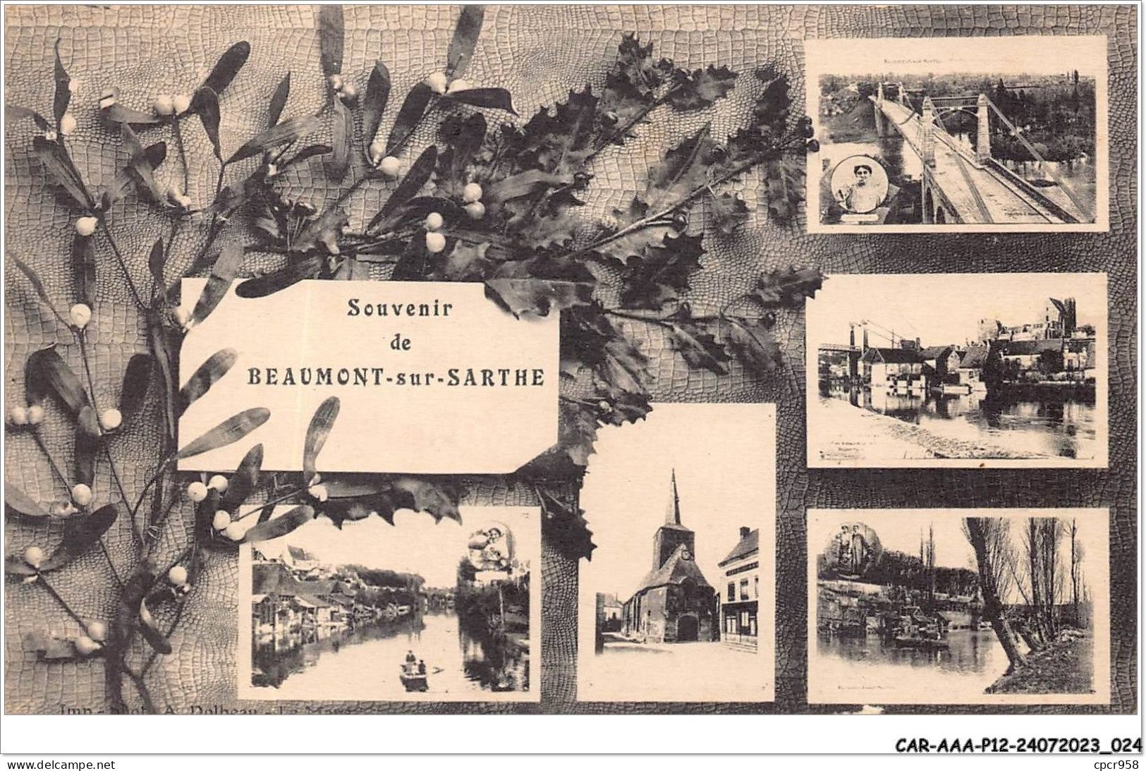 CAR-AAAP12-72-0873 - Souvenir De BEAUMONT-SUR-SARTHE - Multi-vues - Beaumont Sur Sarthe