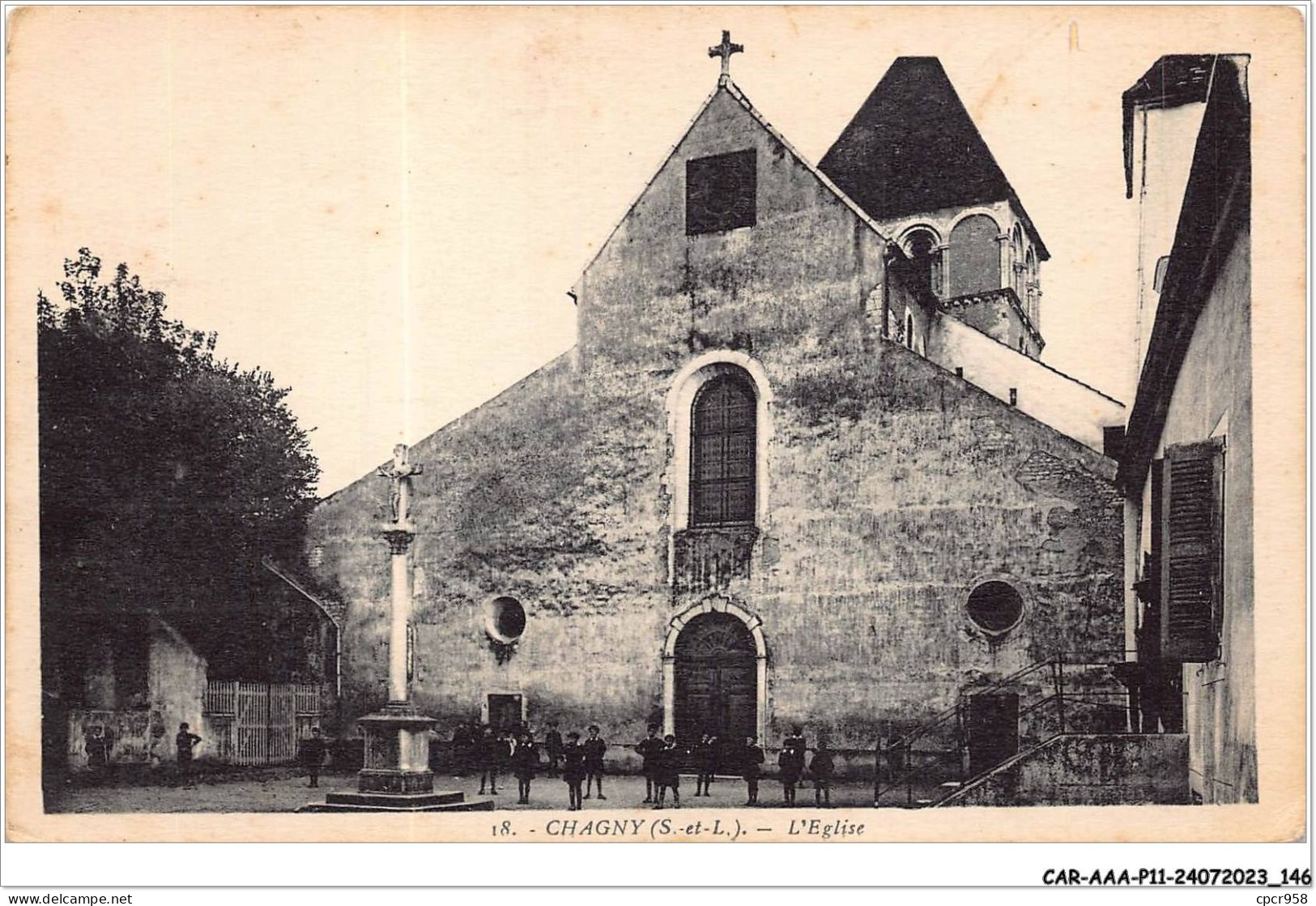 CAR-AAAP11-71-0849 - CHAGNY - L'église - Chagny