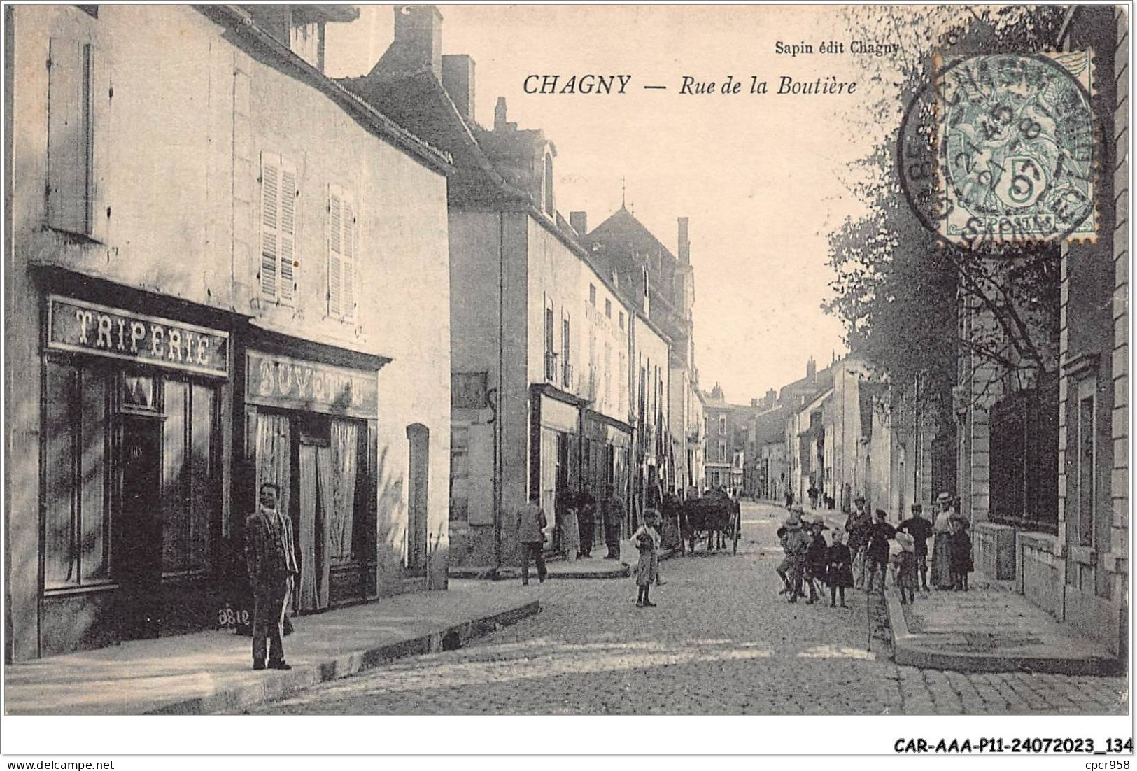CAR-AAAP11-71-0843 - CHAGNY - Rue De Boutière - Triperie - Chagny