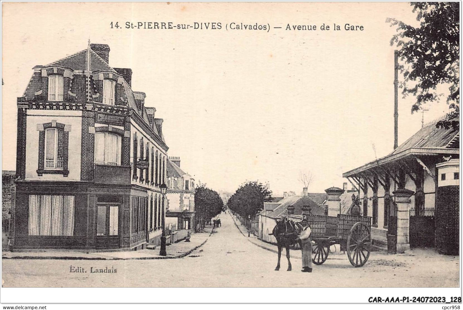 CAR-AAAP1-14-0065 - SAINT-PIERRE-SUR-DIVES - Avenue De La Gare - Dives
