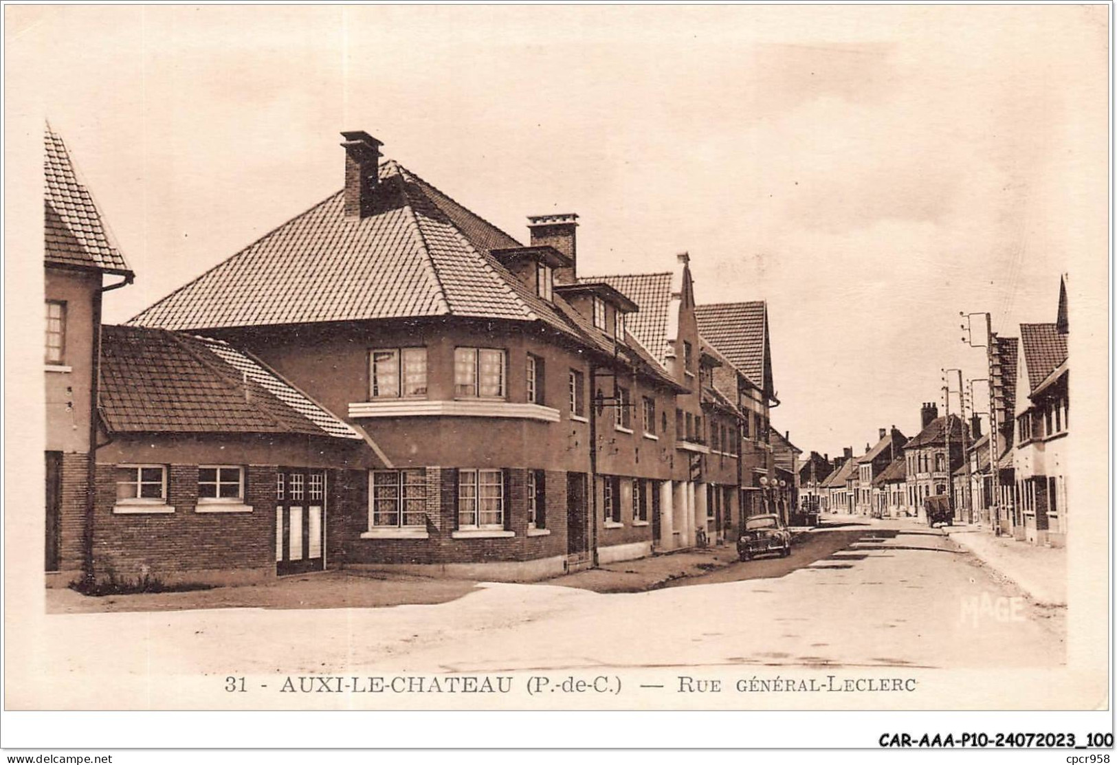 CAR-AAAP10-62-0738 - AUXI-LE-CHATEAU - Rue Général-leclerc - Auxi Le Chateau