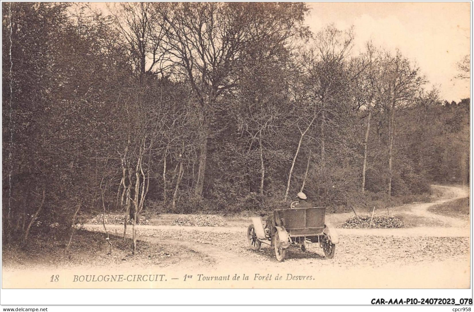 CAR-AAAP10-62-0727 - BOULOGNE-CIRCUIT - 1er Tournant De La Fôret De Desvres - Boulogne Sur Mer