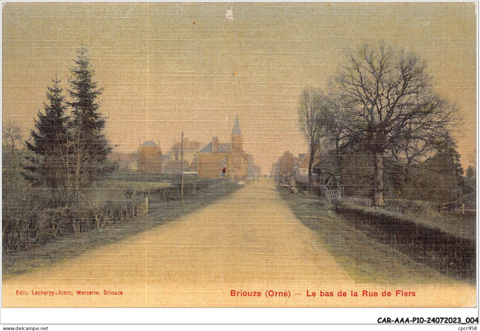 CAR-AAAP10-61-0690 - BRIOUZE - Le Bas De La Rue De Flers - Briouze