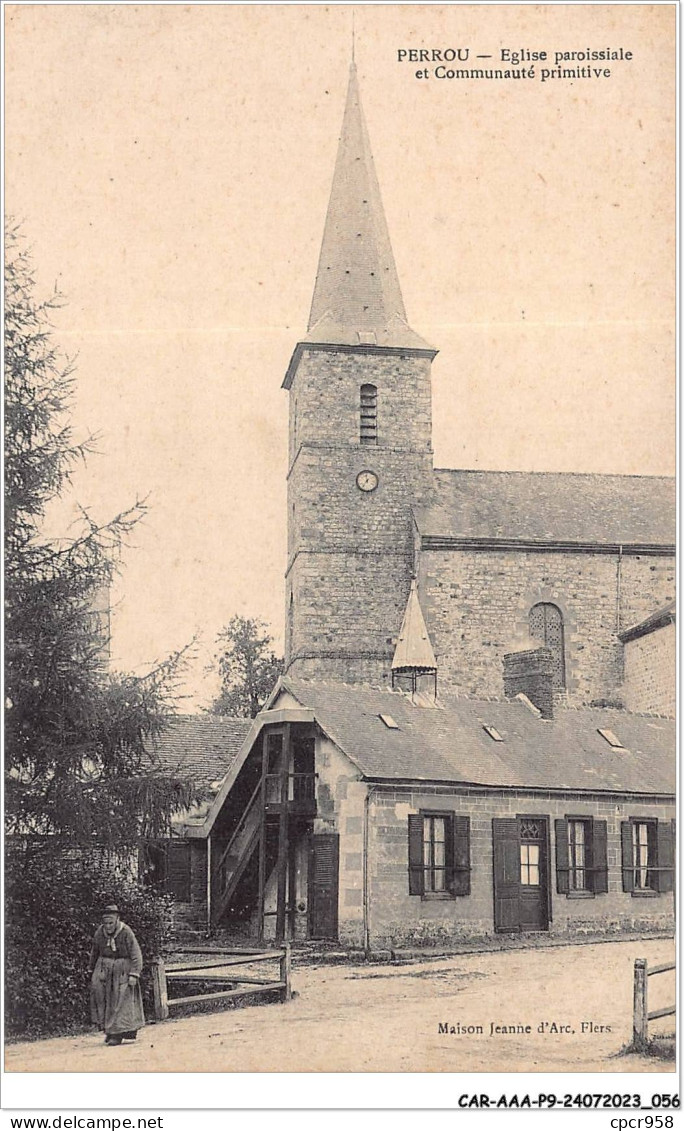 CAR-AAAP9-61-0636 - PERROU - église Paroissiale Et Communauté Primitive - Other & Unclassified