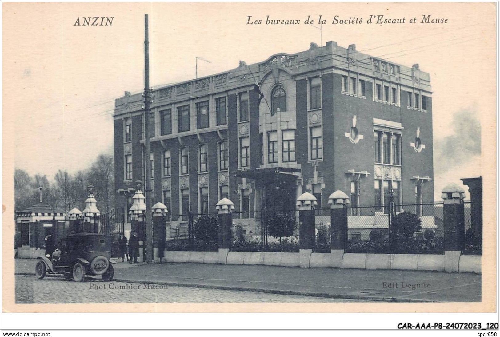CAR-AAAP8-59-0592 - ANZIN - Les Bureaux De La D'Escaut Et Meuse  - Anzin