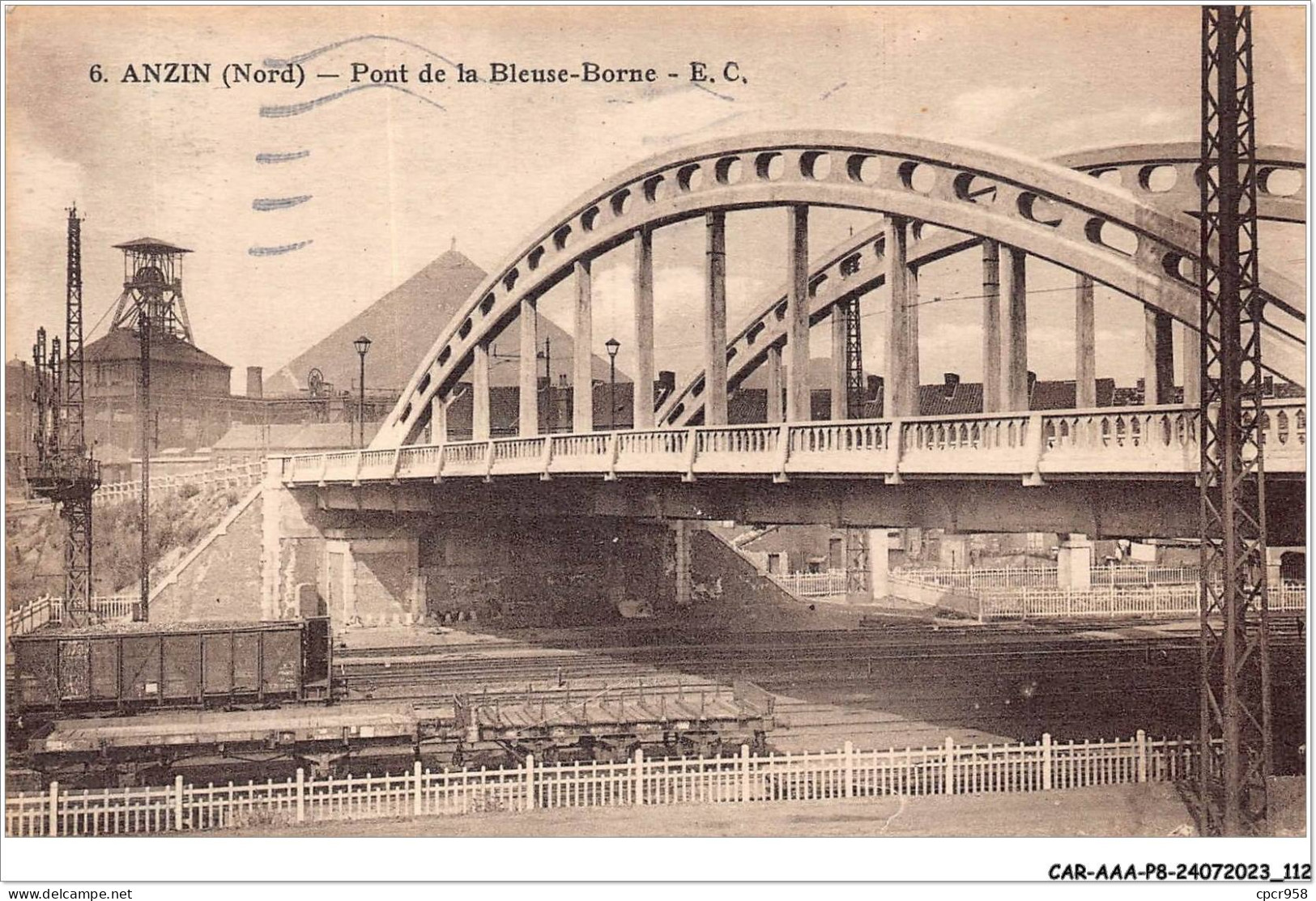 CAR-AAAP8-59-0588 - ANZIN - Pont De La Bleuse-Borne  - Anzin