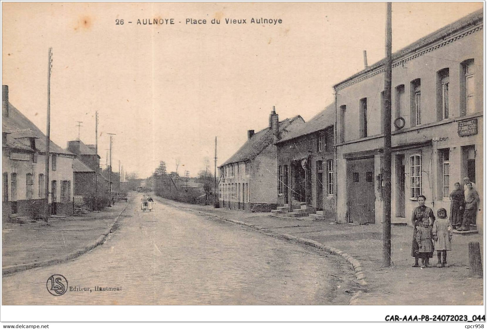 CAR-AAAP8-59-0554 - AULNOYE - La Place Du Vieux Aulnoye - Aulnoye