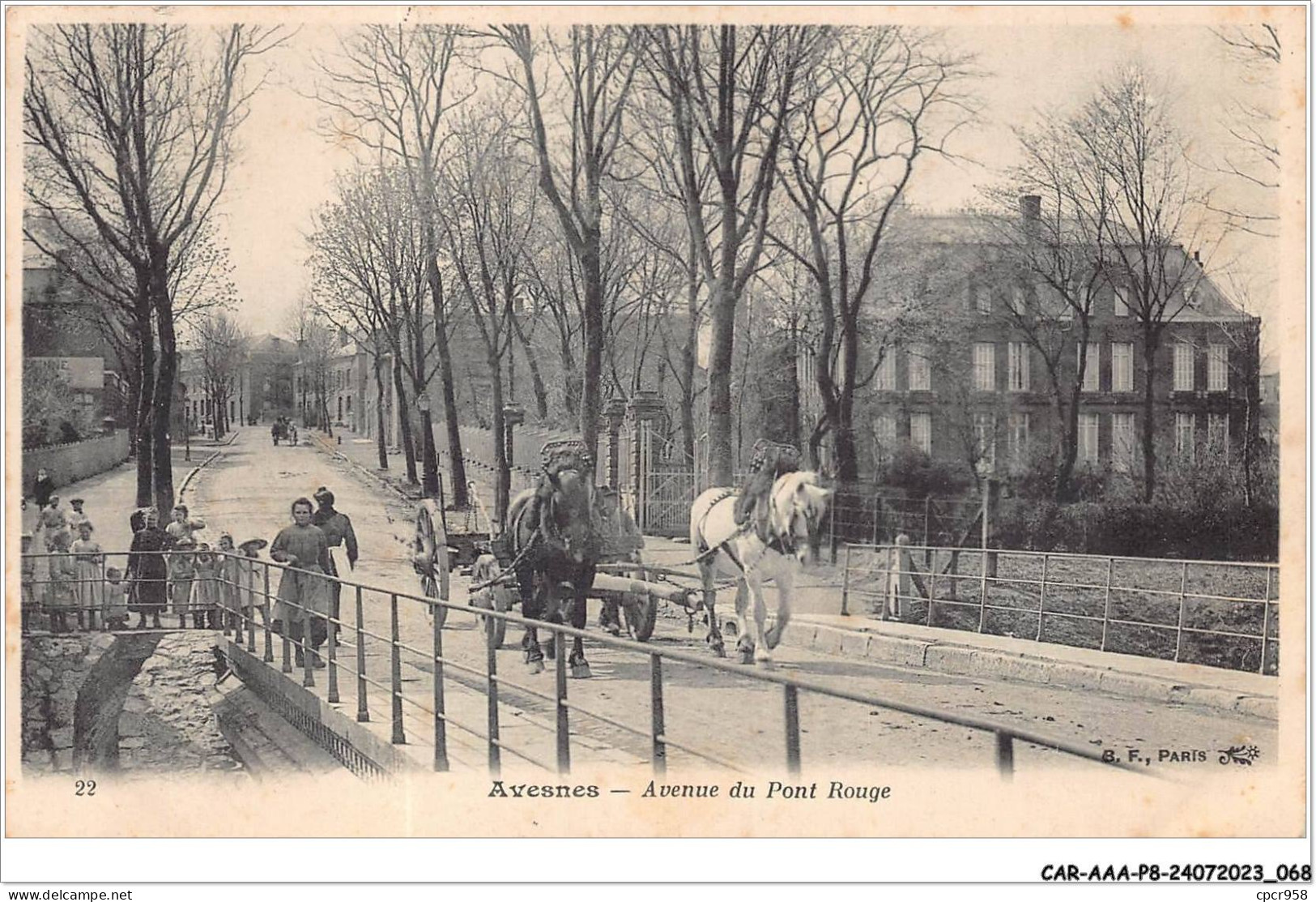 CAR-AAAP8-59-0566 - AVESNES - Avenue Du Pont Rouge - Avesnes Sur Helpe