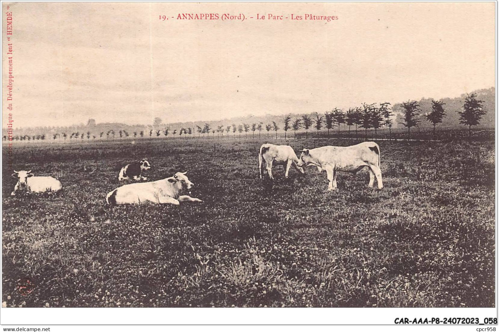 CAR-AAAP8-59-0561 - ANNAPPES - Le Parc - Les Paturages - Agriculture - Villeneuve D'Ascq