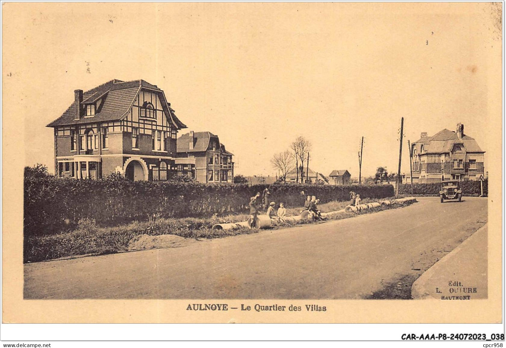 CAR-AAAP8-59-0551 - AULNOYE - Le Quartier Des Villas - Aulnoye