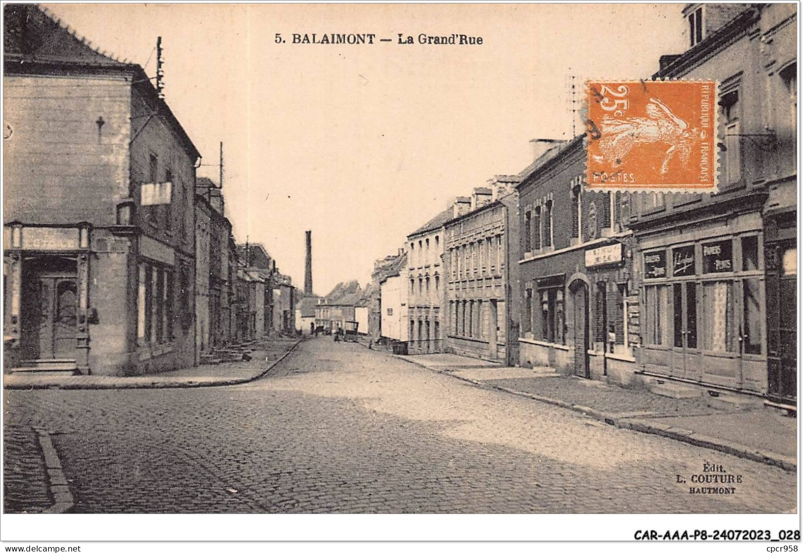 CAR-AAAP8-59-0546 - BERLAIMONT - La Grande Rue  - Berlaimont