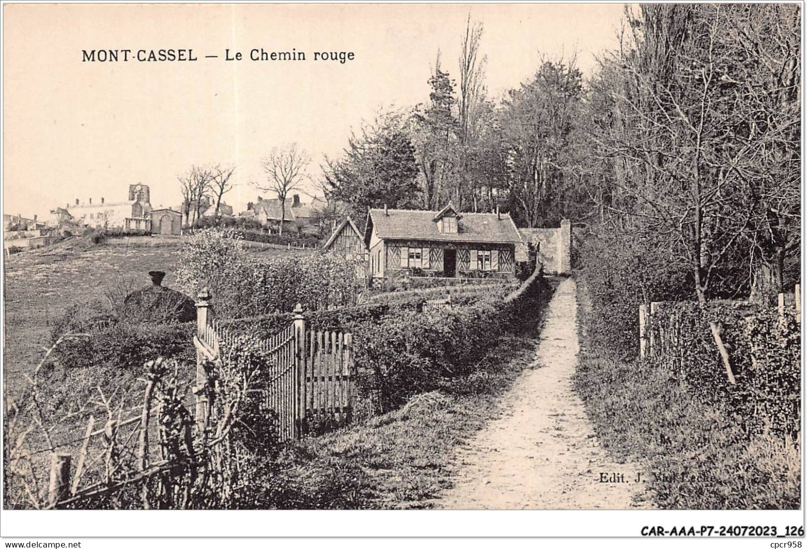 CAR-AAAP7-59-0517 - MONT CASSEL - Le Chemin Rouge - Cassel
