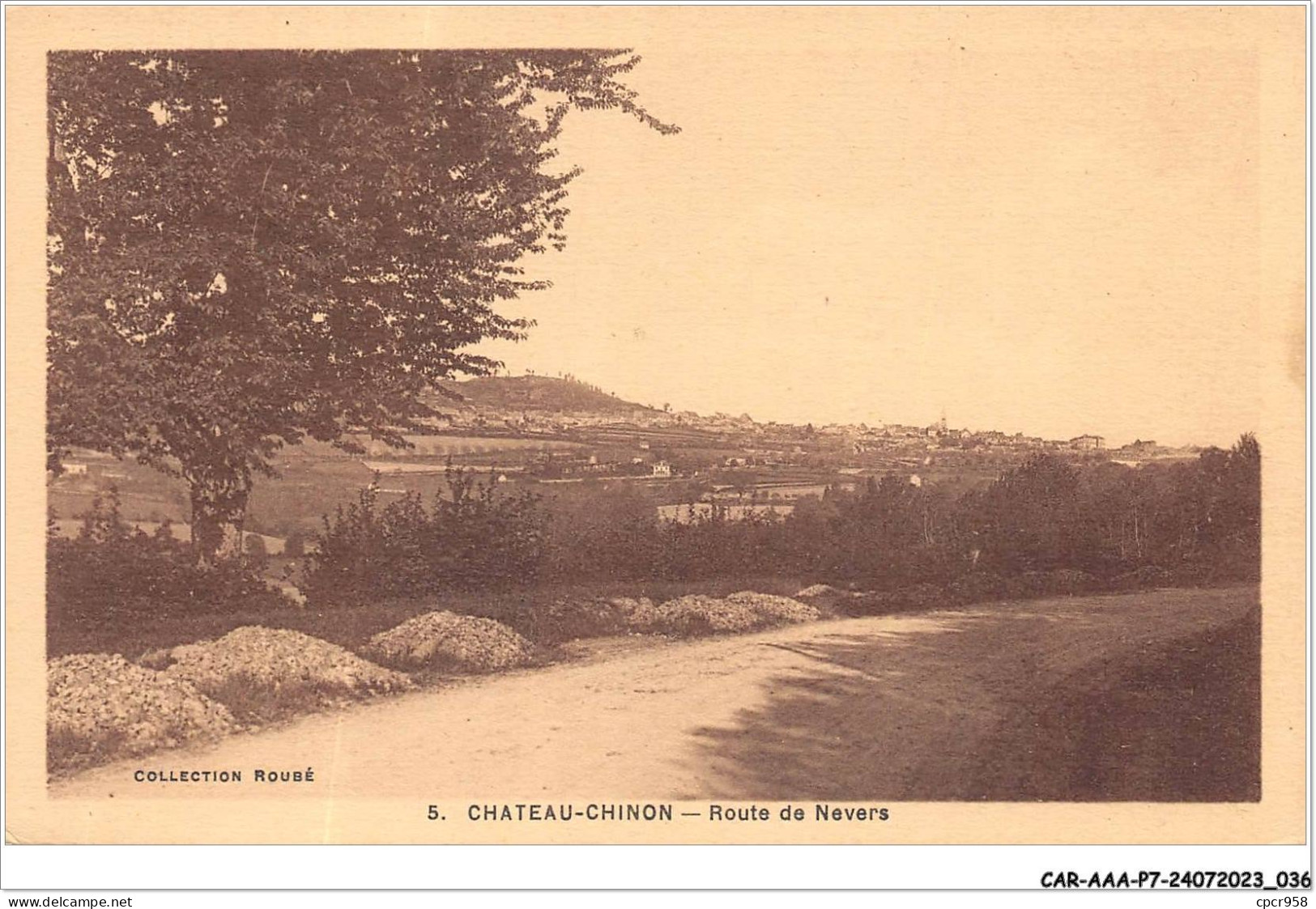 CAR-AAAP7-58-0472 - CHATEAU CHINON  - Route De Nevers - Chateau Chinon
