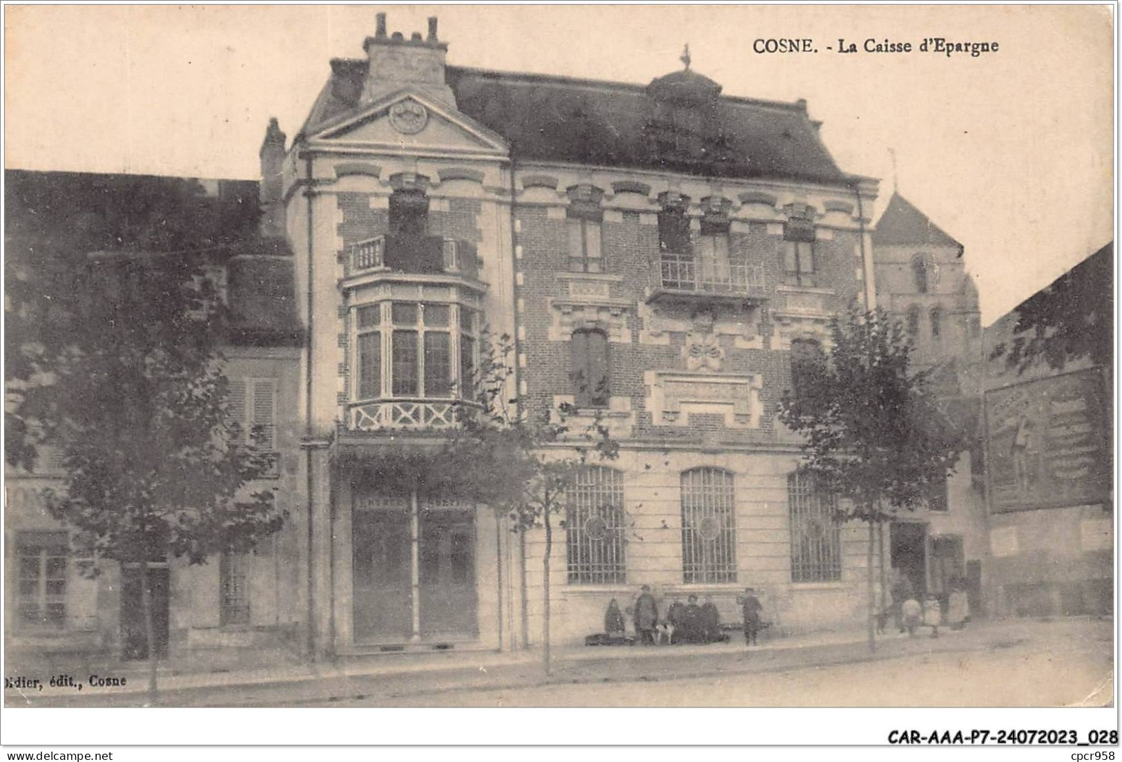 CAR-AAAP7-58-0468 - COSNE - La Caisse D'epargne  - Cosne Cours Sur Loire