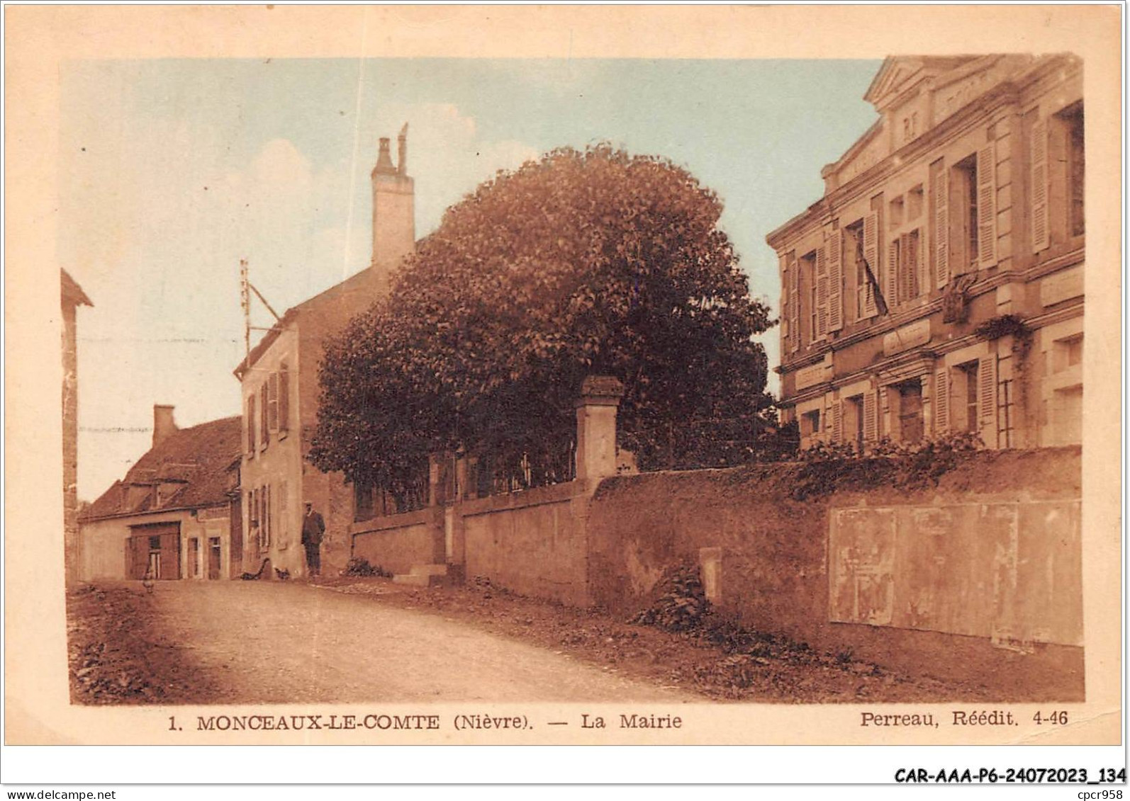 CAR-AAAP6-58-0448 - MONCEAUX Le COMTE - La Mairie - Other & Unclassified