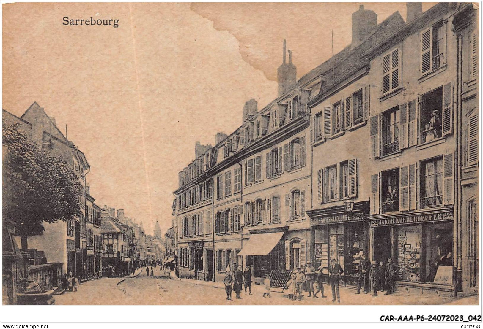 CAR-AAAP6-57-0402 - SARREBOURG - Commerces - Sarrebourg