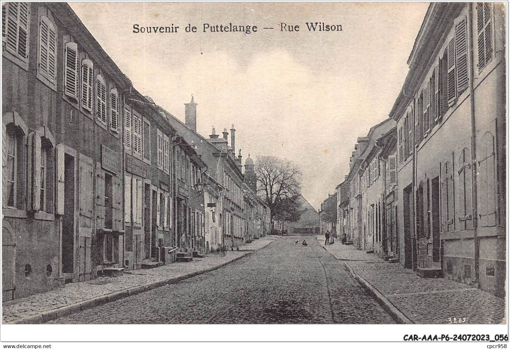 CAR-AAAP6-57-0409 - Souvenir De PUTTELANGE - Rue Wilson - Carte Pliee, Vendue En L'etat - Puttelange