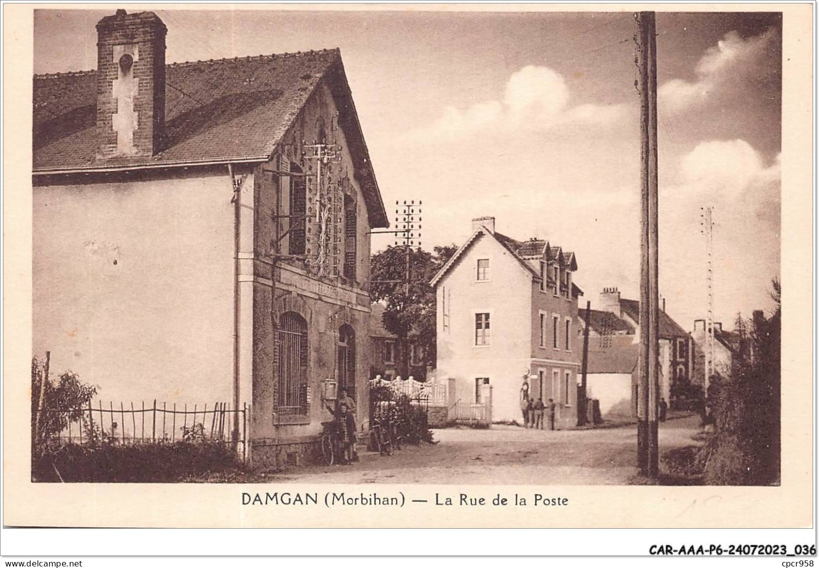 CAR-AAAP6-56-0399 - DAMGAN - La Rue De La Poste - Damgan
