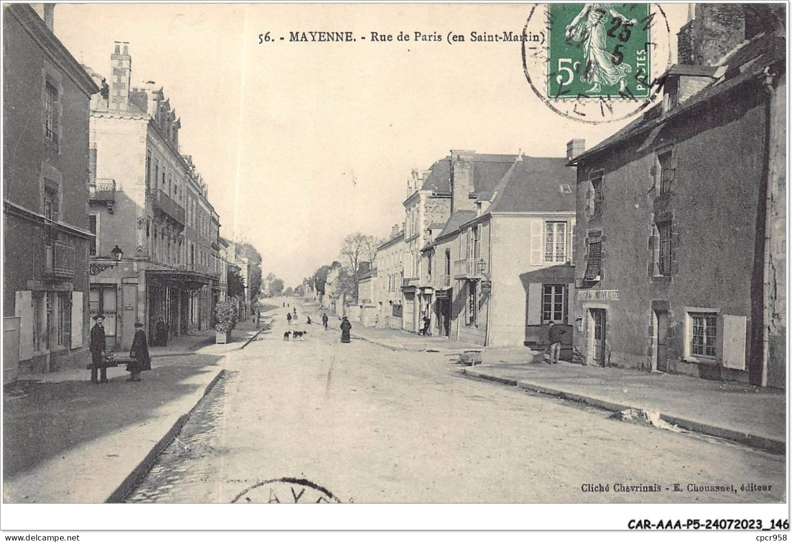 CAR-AAAP5-53-0378 - MAYENNE - Rue De Paris - Mayenne