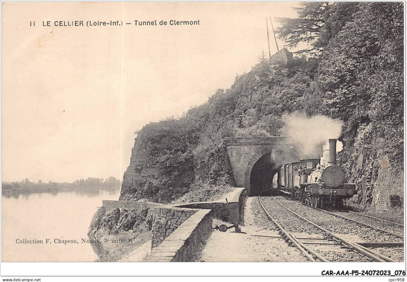 CAR-AAAP5-44-0343 - LE CELIER - Tunnel De Clermont - Train - Le Cellier