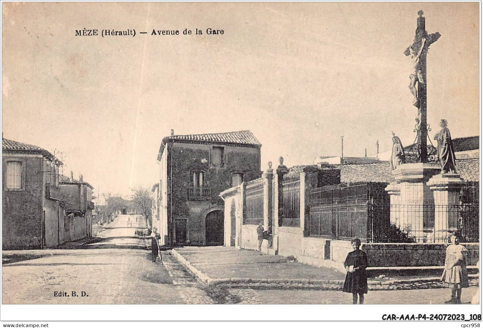 CAR-AAAP4-34-0286 - MEZE - Avenue De La Gare - Mèze