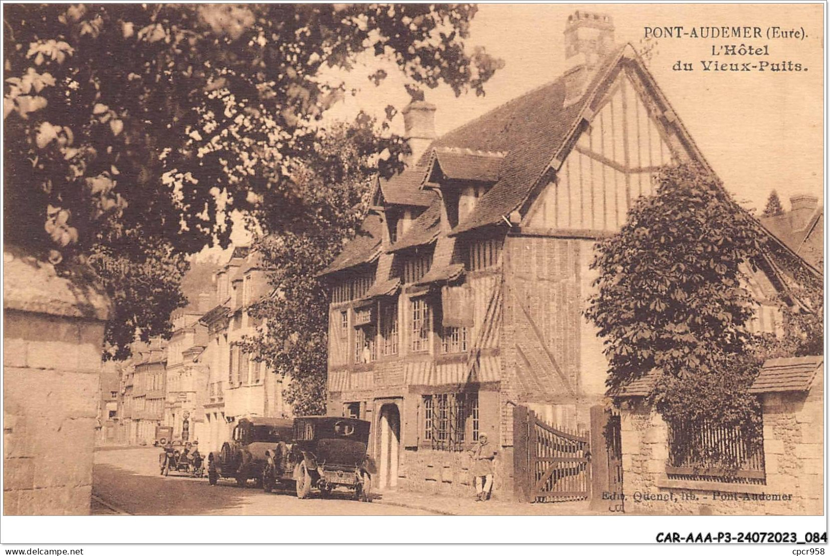 CAR-AAAP3-27-0194 - PONT-AUDEMER - L'hôtel Du Vieux-puits - Pont Audemer