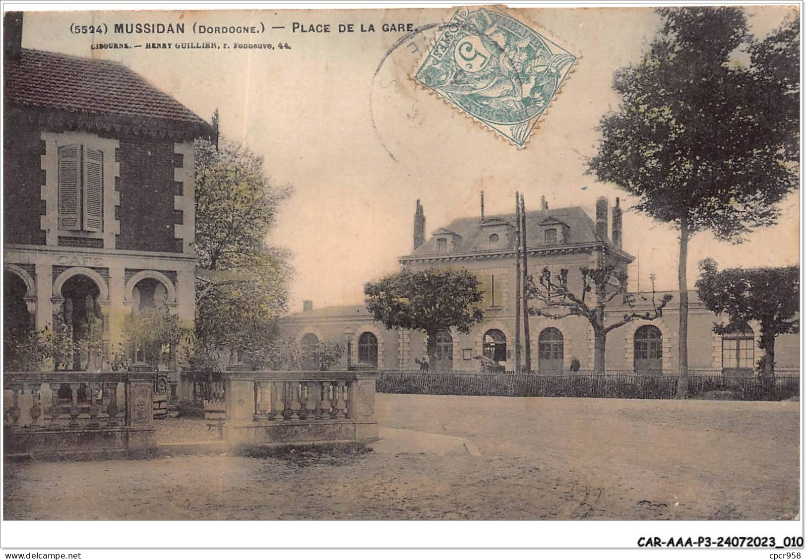 CAR-AAAP3-24-0157 - MUSSIDAN - Place De La Gare - Mussidan