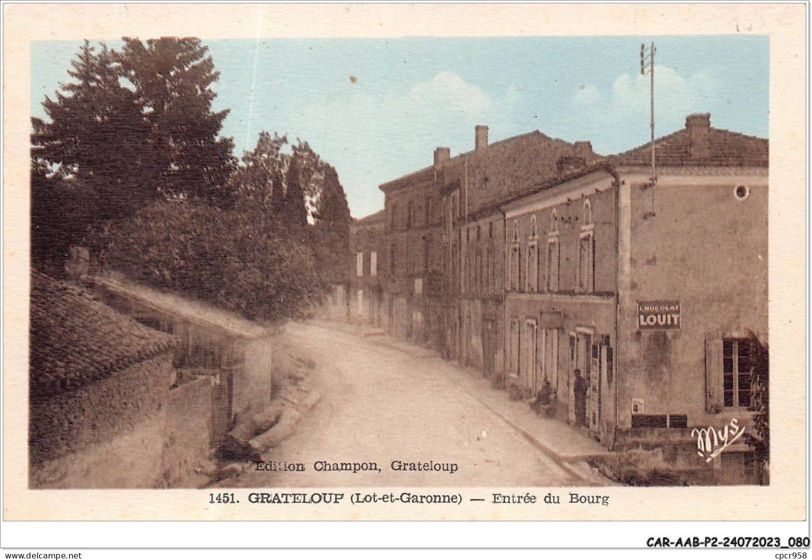 CAR-AABP2-47-0133 - GRATELOUP - Entrée Du Bourg  - Sonstige & Ohne Zuordnung