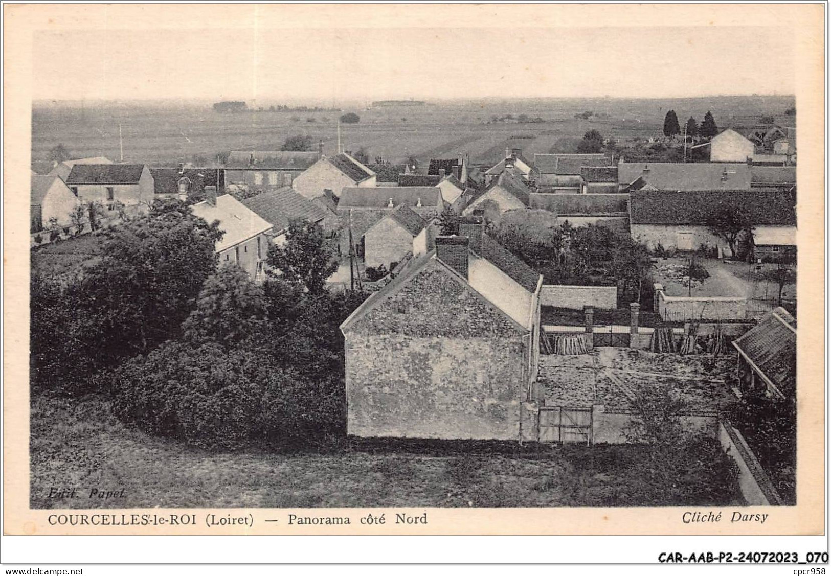 CAR-AABP2-45-0128 - COURCELLES LE ROI  - Panorama Coté Nord  - Autres & Non Classés