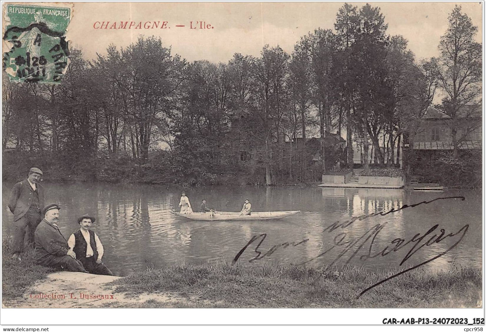 CAR-AABP13-95-1063 - CHAMPAGNE - L'ile - Champagne Sur Oise