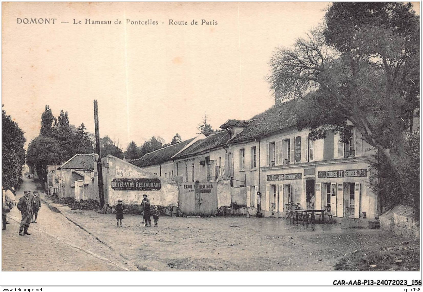 CAR-AABP13-95-1065 - DOMONT - Le Hameau De Pontcelles - Route De Paris - Domont