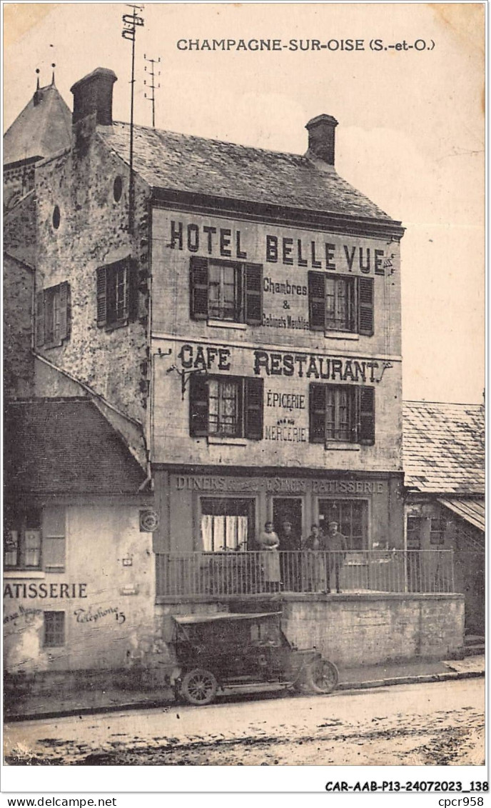CAR-AABP13-95-1056 - CHAMPAGNE-SUR-OISE - Hotel Belle Vue - Champagne Sur Oise