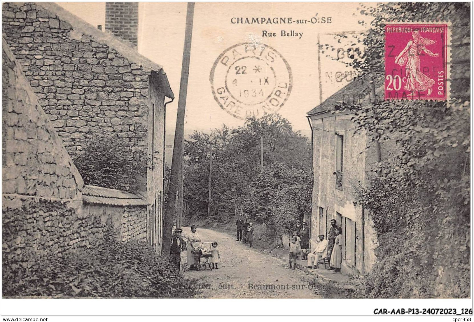 CAR-AABP13-95-1050 - CHAMPAGNE-SUR-OISE - Rue Bellay - Champagne Sur Oise