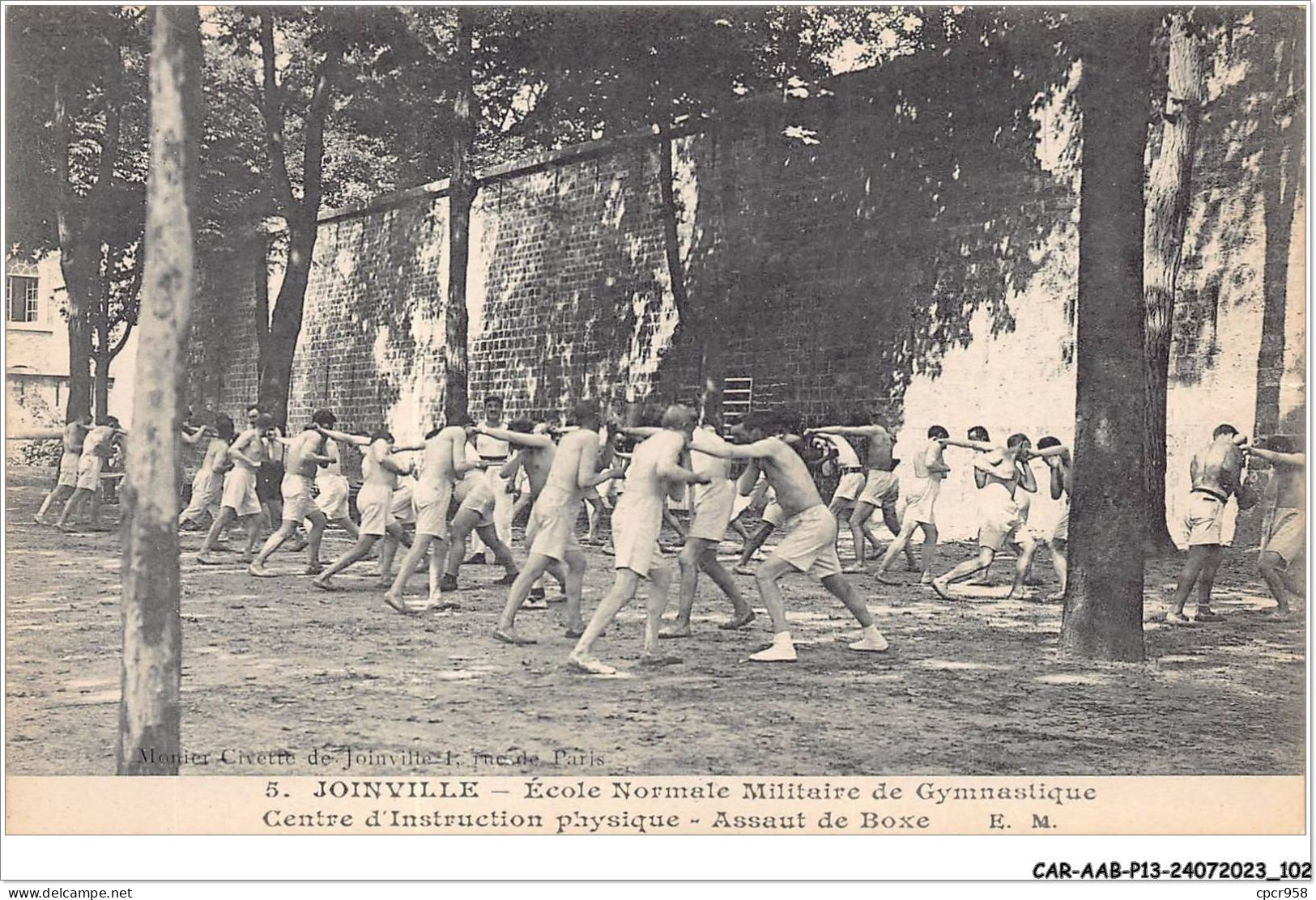 CAR-AABP13-94-1038 - JOINVILLE - école Normande Militaire De Gymnastique - Joinville Le Pont