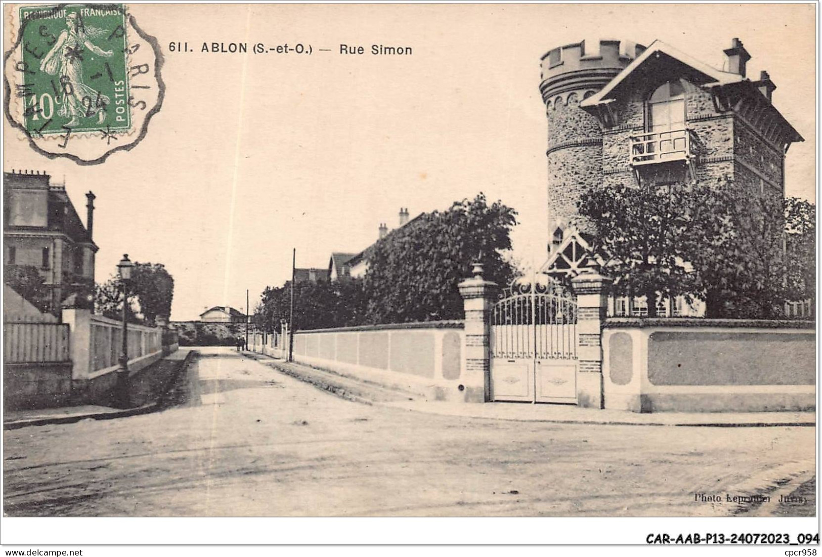 CAR-AABP13-94-1034 - ABLON - Rue Simon - Ablon Sur Seine