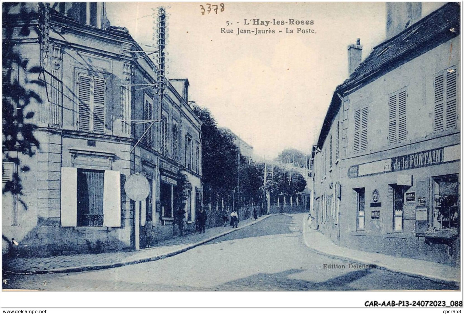 CAR-AABP13-94-1031 - L'HAY-LES-ROSES - Rue Jean-jaurès - La Poste - L'Hay Les Roses