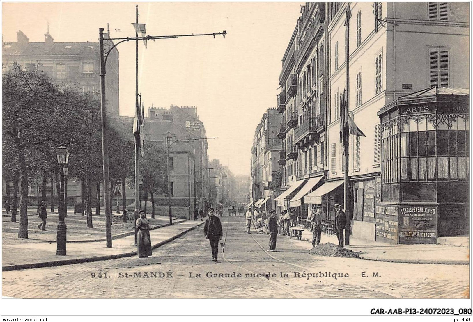 CAR-AABP13-94-1027 - SAINT-MANDE - La Grande Rue De La République - Saint Mande