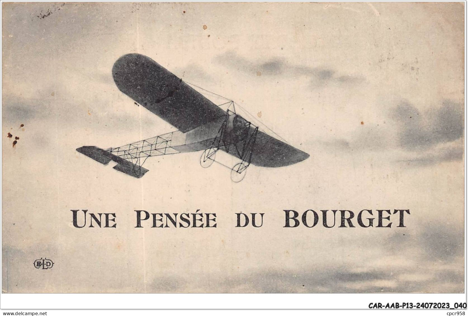 CAR-AABP13-93-1007 - Une Pensée Du Bourget - Avion - Other & Unclassified
