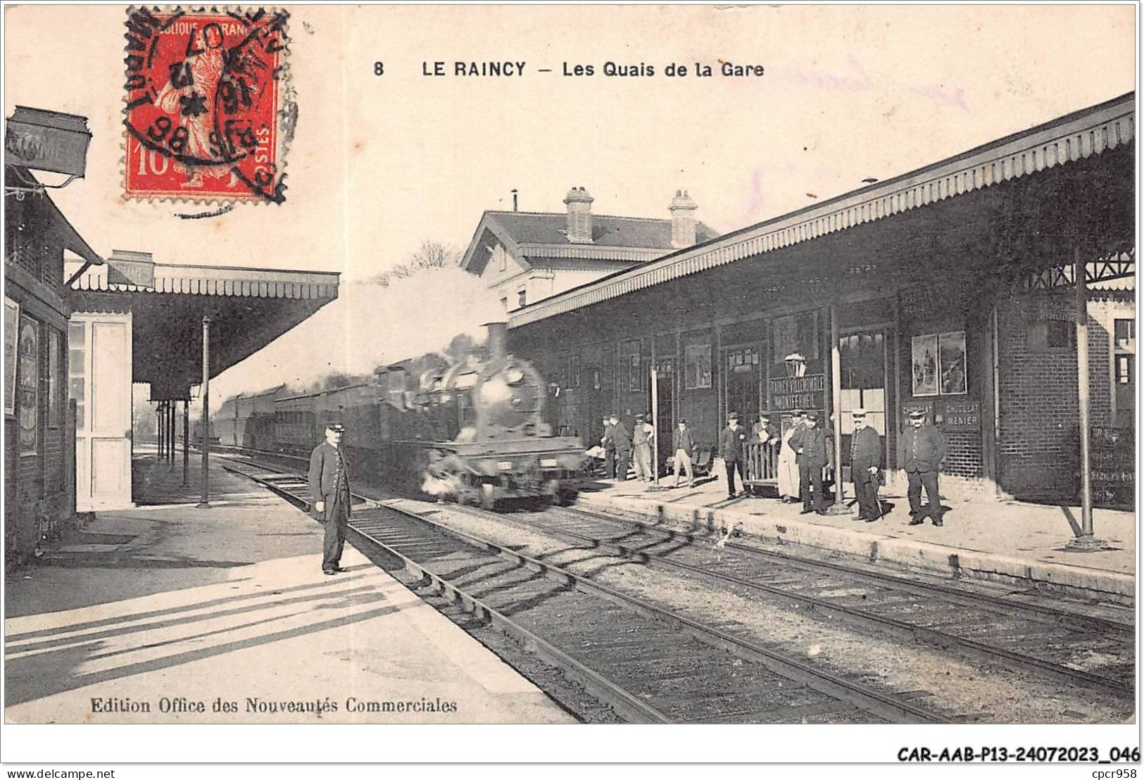 CAR-AABP13-93-1010 - LE RAINCY - Les Quais De La Gare - Train - Le Raincy