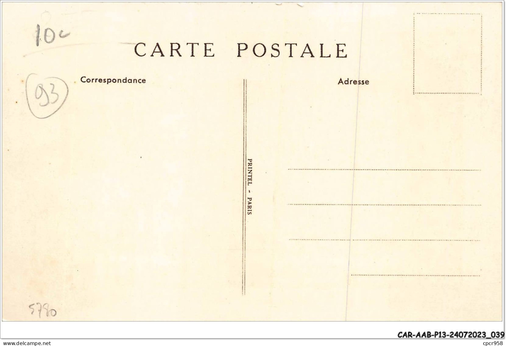 CAR-AABP13-93-1006 - VILLEMONBLE - Caisse D'épargne De Paris - Succursale - Avenue Du Raincy - Villemomble