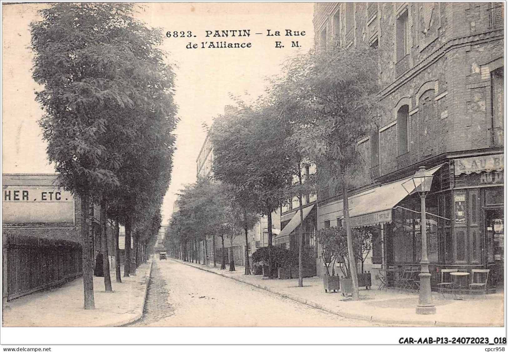 CAR-AABP13-93-0996 - PANTIN - La Rue De L'alliance - Pantin