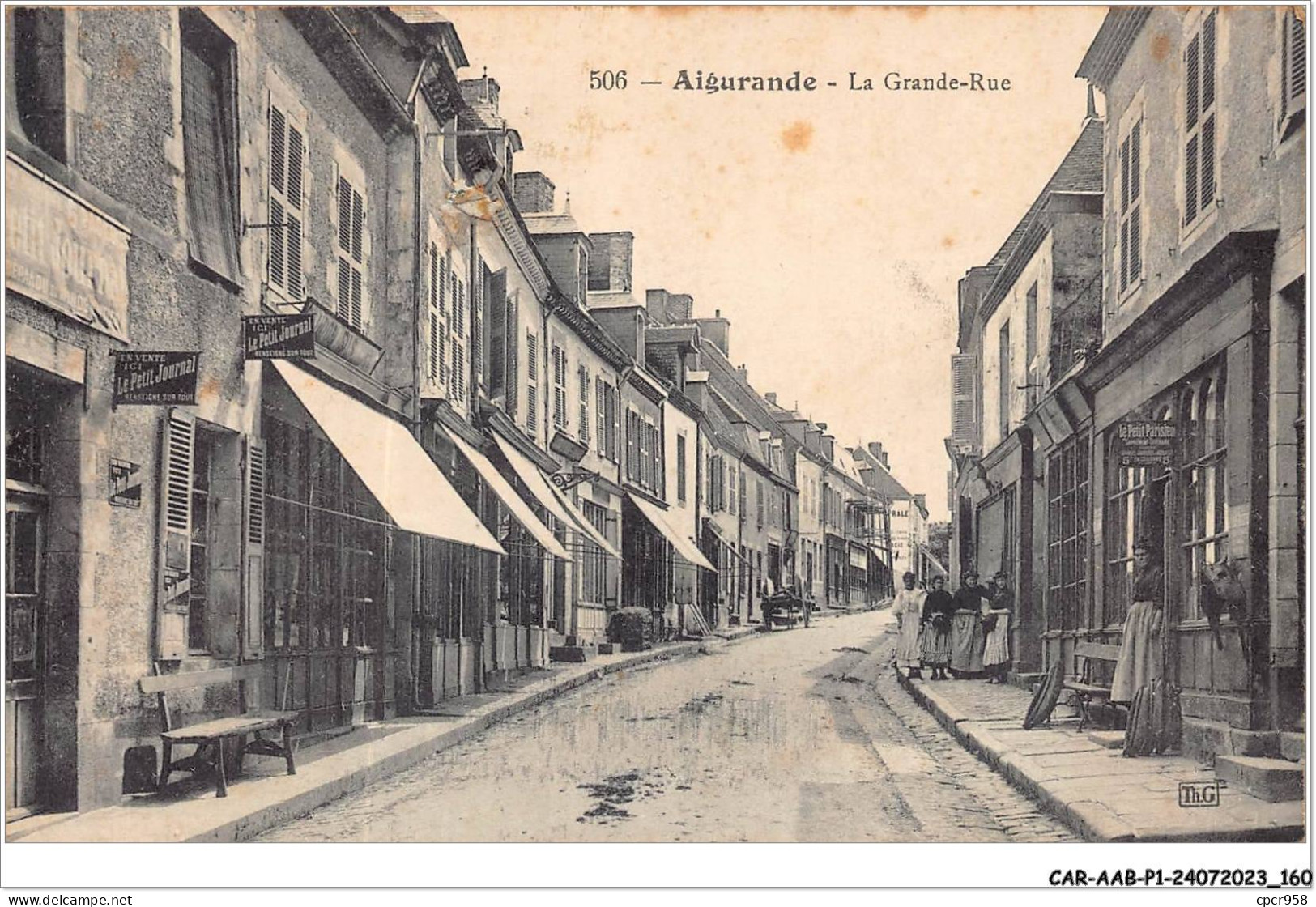 CAR-AABP1-36-0081 - AIGURANDE - La Grande Rue - Commerces - Otros & Sin Clasificación