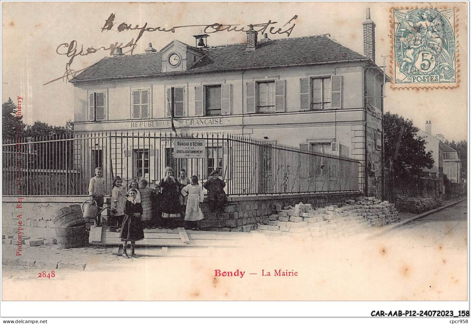 CAR-AABP12-93-0985 - BONDY - La Mairie - Bondy