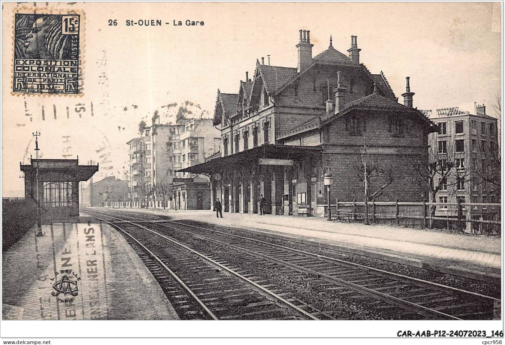 CAR-AABP12-93-0979 - SAINT-OUEN - La Gare - Saint Ouen